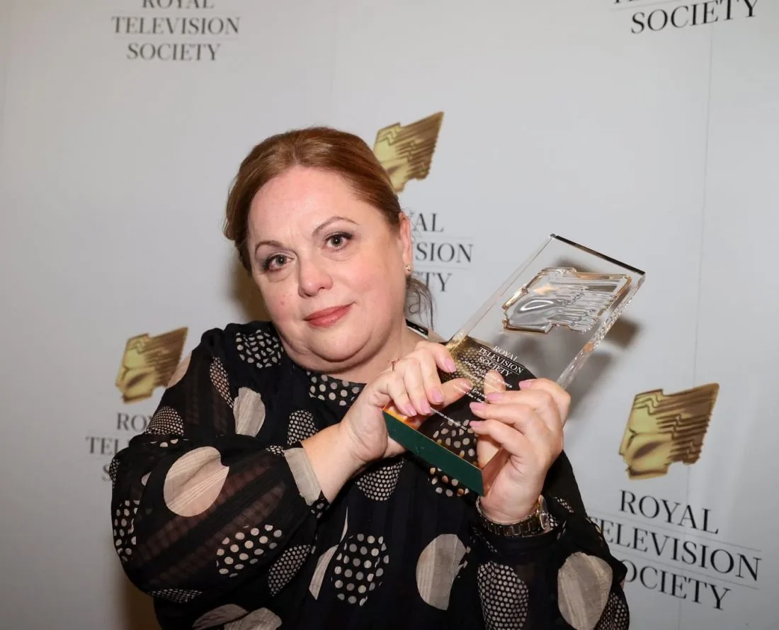 Alison Gwynn, wins RTS Award for Outstanding Contribution