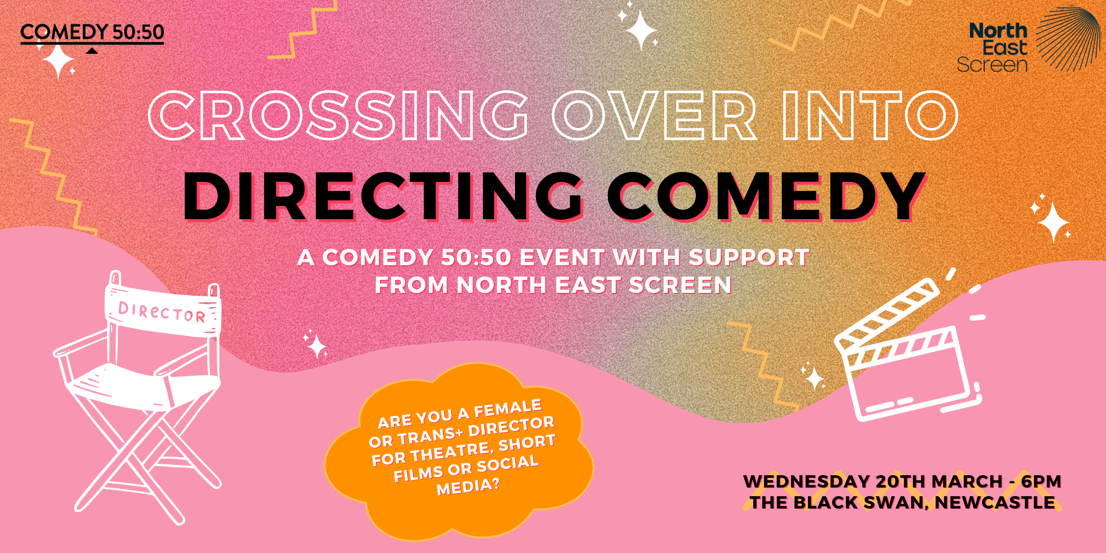 Crossing over into Directing Comedy with Comedy 50:50
