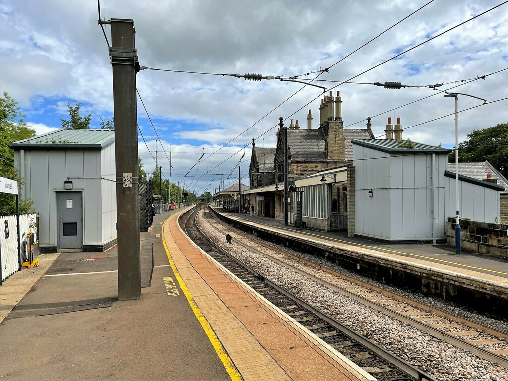 Morpeth station train tracks