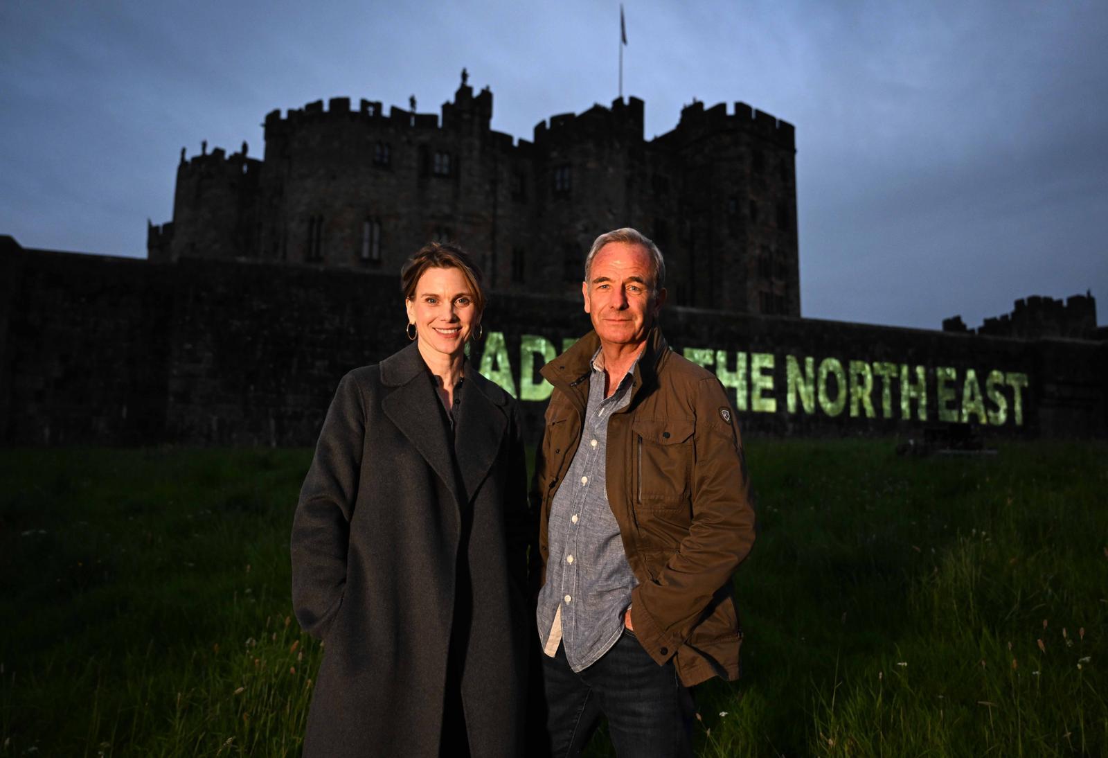 Robson Green brings BBC’s Made Of Here campaign to Alnwick Castle